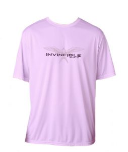 Invincible Boats Pink Microfiber Short Sleeve Shirt