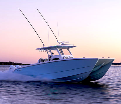 Invincible 38' Catamaran Center Console Boat