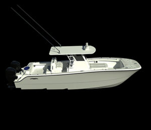 Exceptional hull design for the newest catamaran 33' by Invincible.