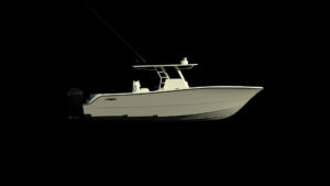 Exceptional hull design for the newest catamaran 33' by Invincible.